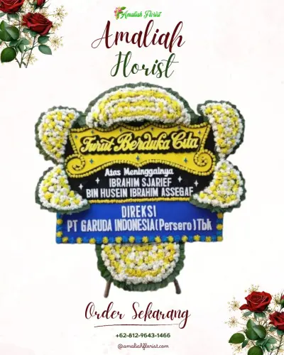 Papan Bunga Duka di Masaran